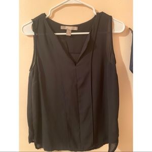 free with Bundle - Black Sleeveless Blouse